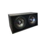 Ground Zero ZB212PGZIW300XII basskasse 2x12" i kasse, 700W RMS, 2 Ohm