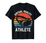 VR Gaming Headset Virtual Reality Athlete Vintage Gamer T-Shirt