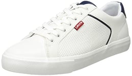 Levi's Homme Woodward 2.0 Basket, Regular White, 44 EU