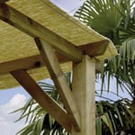 Verdelook - Pergola en bois 3 x 3 mètres