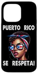 iPhone 14 Pro Max Puerto Rico Se Respeta PR Flag Sunglasses Boricua Bandana Case