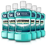 Listerine Coolmint Antibacterial Mouthwash 250ml - Pack of 6