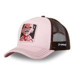 Casquette Homme & Femme Dragon Ball Z, Casquette Trucker Buu, Ajustable, Rose, Noir, Taille TU