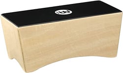 Meinl Percussion Bongo Cajon Instrument - Back-friendly Drum Box with Snare, Bass, and Bongo Sound - Playing Surface Black (BCA2NT/EBK-M)