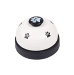 Pet Training Bells Dog Bells for Potty Training and Communication Device Pet Interactive Toys Footprint Dog Bells for Dog Training 1pc White