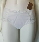 CHANTELLE 3534 CULOTTE BRÉSILIENNE SHORTY FR44-EU42-UK/US L- IT 4 EN TULLE BLANC