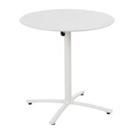 Table d'Appoint Pliable Blanc 70 x 70 x 72 cm