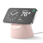 elago MS1 Station de Charge Compatible avec Le Chargeur MagSafe - Support de Téléphone en Silicone Premium Compatible avec Series de iPhone 16/15/14/13/12 [Câble Non Inclus] (Rose)