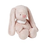 Nattou Peluche en Polyester, Pomme Le Lapin, Compagnon de Route dès la Naissance, Env. 32 cm, Alice et Pomme, Rose Poudré