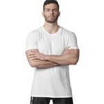 Reebok Men Global Graphic Blank Short Sleeved T-shirt - White/Blanco, X-Small