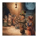 Wind in the Willows Carol Singing Mice Pack of 8 Christmas Cards