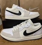 NIKE AIR JORDAN 1 LOW ASTROGRABBER CREAM/BLACK MENS SIZE UK14 EU49.5  DC3533 100