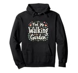 Tranquil Moment in My Garden - Relaxing Gardener Gardening Pullover Hoodie