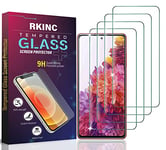 RKINC Screen Protector [4-Pack] for Samsung Galaxy S20 FE 5G / S20 FE, Tempered Glass Film Screen Protector, 0.33mm [LifetimeWarranty][Anti-Scratch][Anti-Shatter][Bubble-Free]