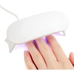 LED UV Vernis à ongles Sèche-8W Lampe Durcissement manucure Lampe capteur Perles lumière outil blanc, photothérapie machine,1072