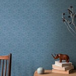 Architects Paper Arcade 391746 Textured Wallpaper Silver Blue Metallic 10.05 m x 0.53 m Made in Germany