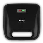 Weasy Appareil à gaufre et à croque-monsieur 4 en 1 JOY600 750W, Plaques interchangeables, Rangement facile, Témoin lumineux, Revêtement Antiadhésif, Nettoyage simple et rapide, Cuisson rapide