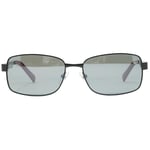 Timberland Mens Satin Matte Black Sunglasses - One Size