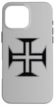 Coque pour iPhone 16 Pro Max ORDRE CROIX PORTUGAIS DE CHRIST CROSS PORTUGAL