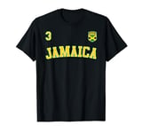 TEAM JAMAICA Jersey 3 Jamaican Flag Sports Clothing Matching T-Shirt