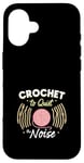 Coque pour iPhone 16 Crochet Therapy Mindfulness Soulagement du stress Bien-être mental