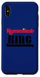 Coque pour iPhone XS Max Logo Rummikub King avec encre noire Royal Crown