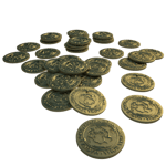 Magna Roma: Metal Coins Set (40)