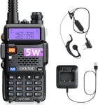 Walkie Talkie Handheld Radio Scanner Police Fire Transceiver Portable Antenna U