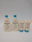 Set of AVEENO Baby Daily Care 2x Hair Body Wash 400ml & 2x Lotion 150ml