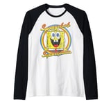 SpongeBob SquarePants Retro Rainbow Portrait Manche Raglan