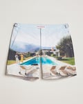 Orlebar Brown Bulldog Slim Aarons Photo Swim Shorts Kaufmann Cocktail