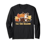 Tis the Season Thanksgiving Fall Yall Season Football Player Long Sleeve T-Shirt