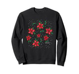 Stranger Things Christmas Demogorgon Holly Pattern Sweatshirt