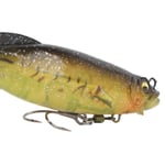 ((Black Back Yellow Tail)12.5cm 21g Fishing Lures Silicone Fishing Baits T T