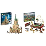 LEGO 76402 Harry Potter Poudlard : Le Bureau de Dumbledore, Jouet de Château et Minifigurines avec Le Choixpeau et l'Épée de Gryffondor & 76416 Harry Potter La Malle de Quidditch