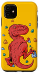 iPhone 11 T-Rex Dinosaur Climbing Wall Case