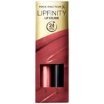 Set Max Factor Lipfinity 055 Sweet: huulipuna 2,3 ml + huulirasva 1,9 g