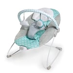 Ingenuity Ity Bouncity Bounce Siège gonflable vibrant de luxe pour bébé, 0-6 mois (Goji)