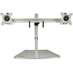 StarTech.com Dual Monitor Stand - Ergonomic Free Standing Dual Monitor