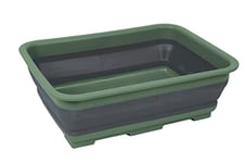 Bo-Camp Mixte 6303690 Bassine pliable, Bleu/Gris, 7 L EU