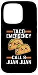 Coque pour iPhone 14 Pro Appel d'urgence Taco 9 Juan Juan