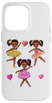 iPhone 14 Pro Max Ballet 3 African American ballerina Afro Dance Melanin girls Case