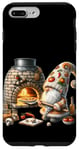 Coque pour iPhone 7 Plus/8 Plus Pizza Baker Dad Gnome With Hot Stone Pizza Oven Italy Travel