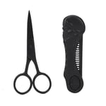 Mens Beard Trimming Scissors Set Grooming Scissors For Men Mustache Folding