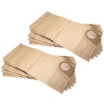 10 Dust Bags for Bosch 1609201628 Hoover