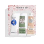 L'OCCITANE Festive Hand Cream Trio | Enriched with Shea Butter | Vegan & 96% Readily Biodegradable | Premium & Clean Beauty Handcare Gift Set for All Skin Types