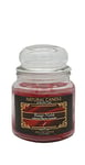 NATURE CANDLE Bougie parfumée 100% cire végétale - Giara 380g Rouge Noble