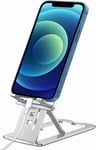 Support Téléphone, Dock Téléphone, Support Téléphone Bureau Compatible Avec Ipad, Iphone 13/12/11/8/Pro/Xs/Xr/ , Samsung Galaxy S22, Dautres Smartphones (4''-12'') - Argenté ¿Zj80001