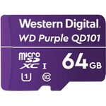 WD Purple SC QD101 Ultra Endurance microSDXC -minneskort, 64 GB