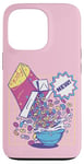 Coque pour iPhone 13 Pro Fresh Out of Fucks Céréales Drôle Ironique Sarcastique Rétro Comic